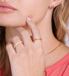 Chained Ring in Gold