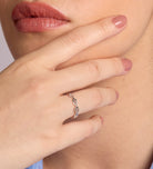 Chained Ring in Silver