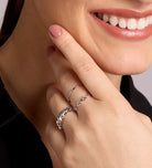 Chained Ring in Silver