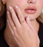 Dew Drops Open Ring in Gold