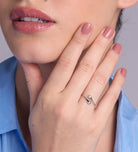 Dew Drops Open Ring in Silver