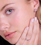 Dew Drops Open Ring in Silver