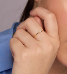 Luna Stacker Ring in Gold