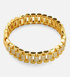 Watch Band Pave Link Bracelet