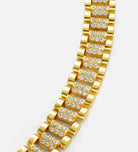 Watch Band Pave Link Bracelet