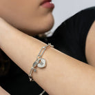 Heart Lock Bracelet - Sterling Silver