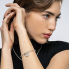 Heart Lock Bracelet - Sterling Silver