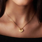 Heart Lock Necklace - 18K Gold Vermeil