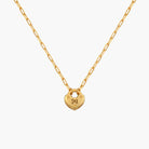 Heart Lock Necklace - 18K Gold Vermeil