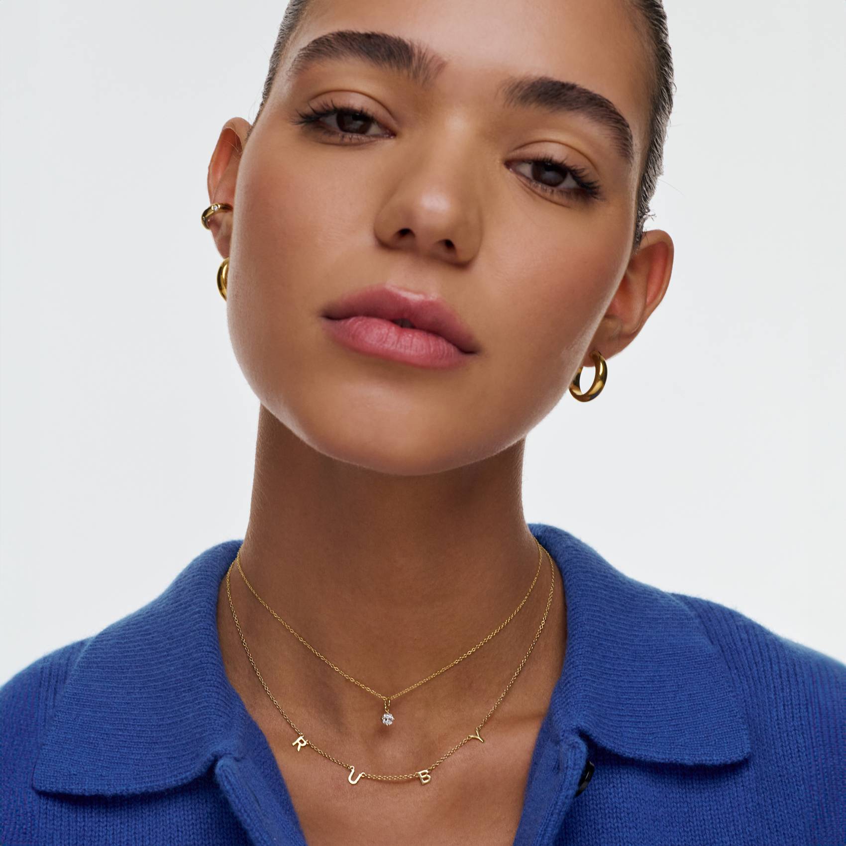 Initial Necklace - 18K Gold Vermeil