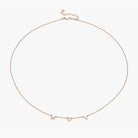 Initial Necklace - 18K Rose Gold Vermeil