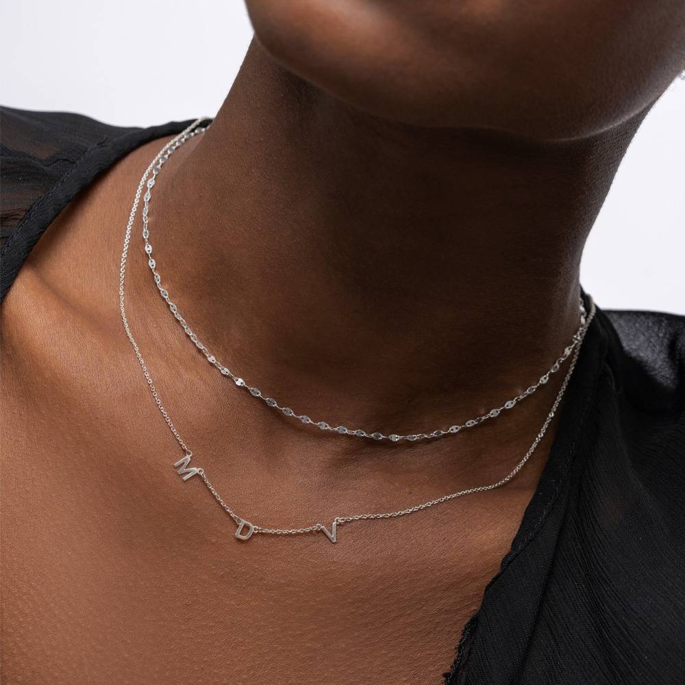Initial Necklace - Sterling Silver