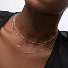 Initial Necklace - Sterling Silver