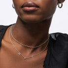 Initial Necklace - Sterling Silver