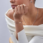 Paperclip Chain Name Bracelet - 18K Rose Gold Vermeil