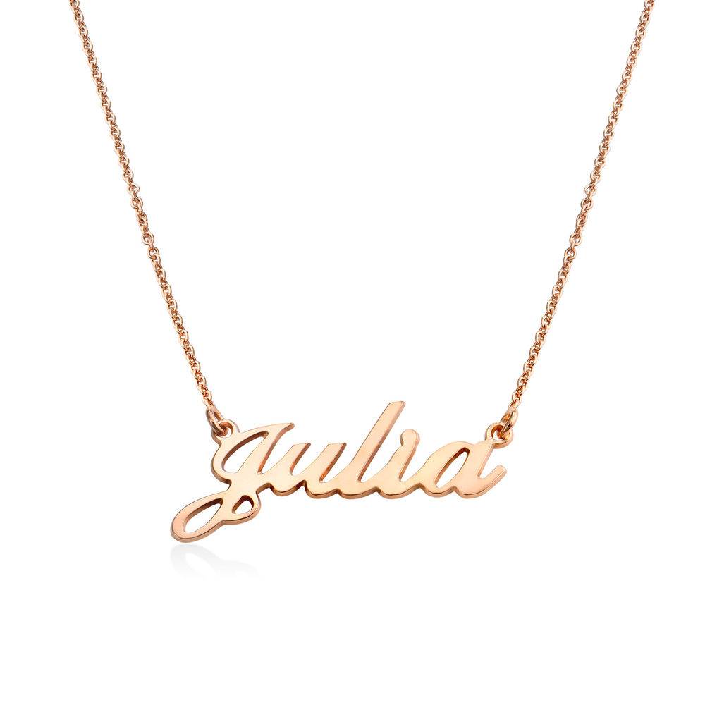 Classic Name Necklace - 18K Rose Gold Vermeil
