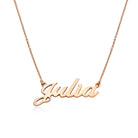 Classic Name Necklace - 18K Rose Gold Vermeil