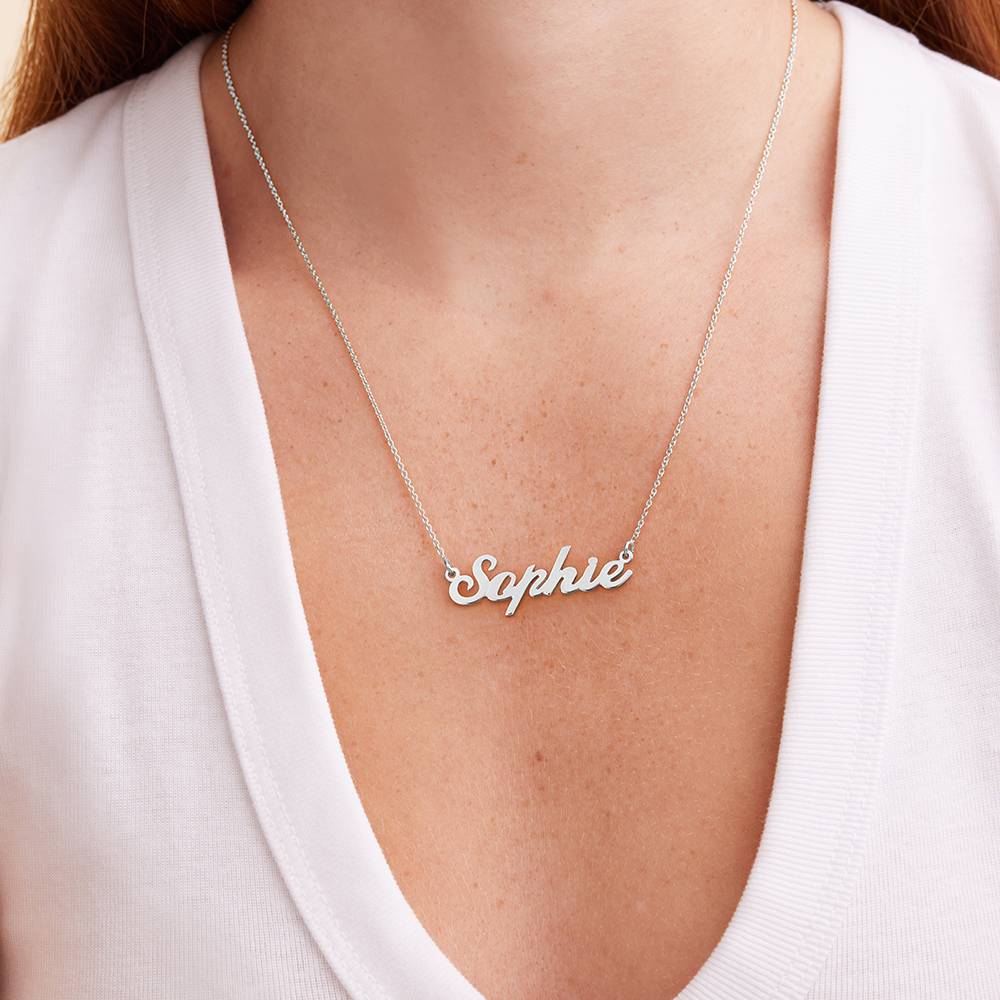 Classic Name Necklace - Sterling Silver