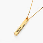 Vertical Bar Necklace - 18K Gold Vermeil