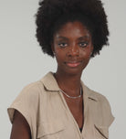 Herringbone Necklace in Silver