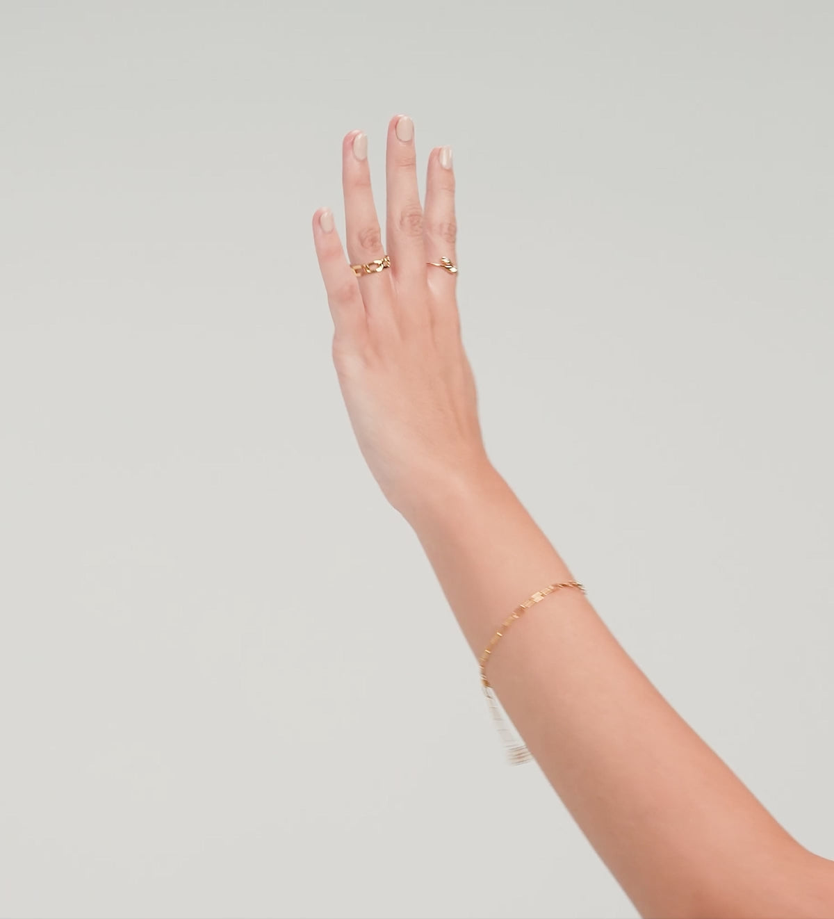 Dew Drops Open Ring in Gold