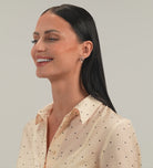 Pearl Drop Starburst Earrings in Silver