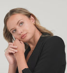 Caged Stud Earrings in Gold