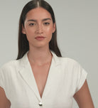 Pave Heart Silhouette Necklace in Gold