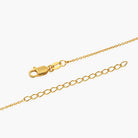 Royal Card Initial Necklace - 18K Rose Gold Vermeil