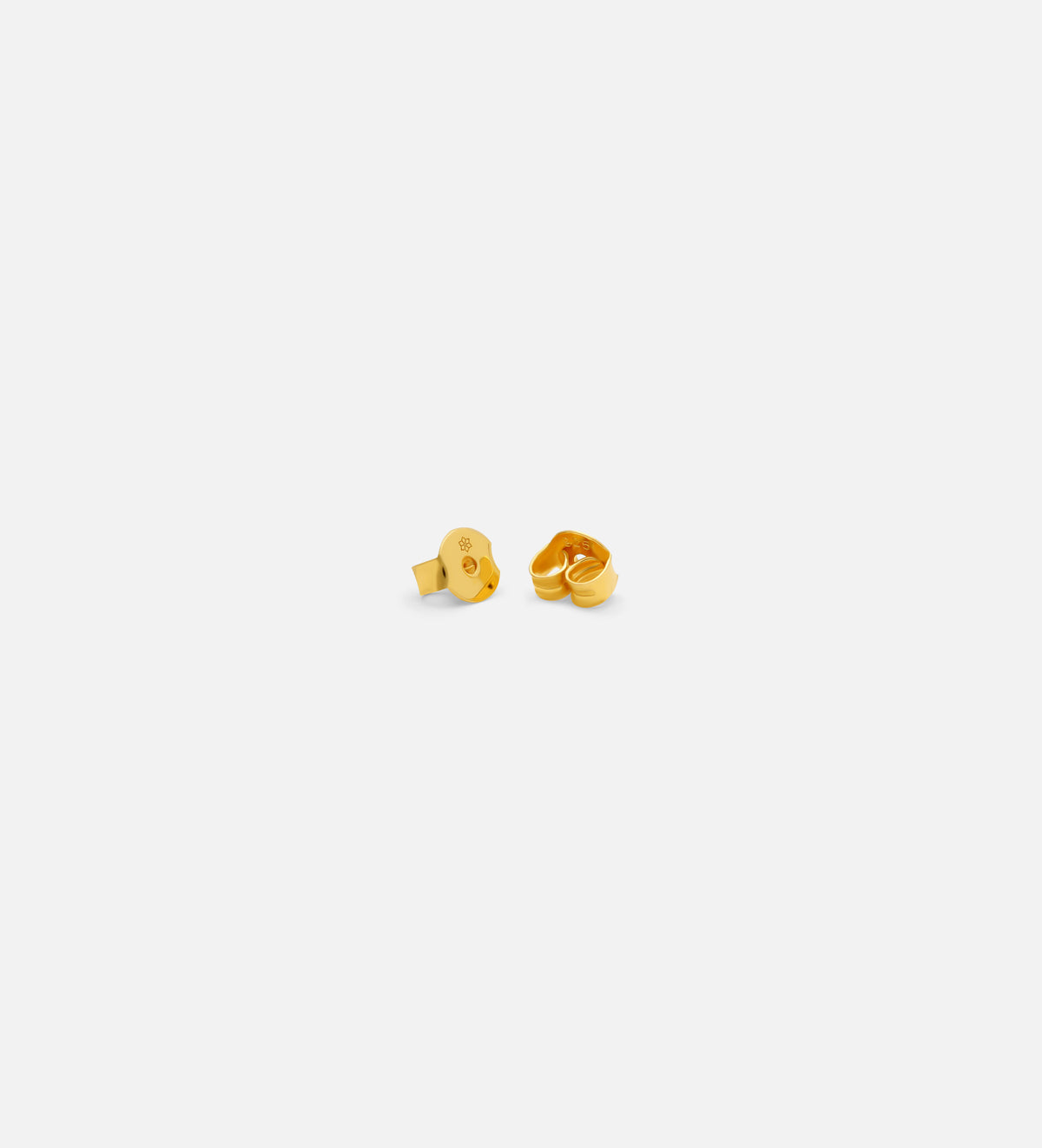 Caged Stud Earrings in 18k Gold Plating on 925 Silver - Ash & Harry