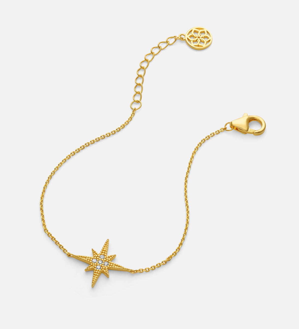 Starburst Bracelet in 18k Gold Plating on 925 Silver - Ash & Harry