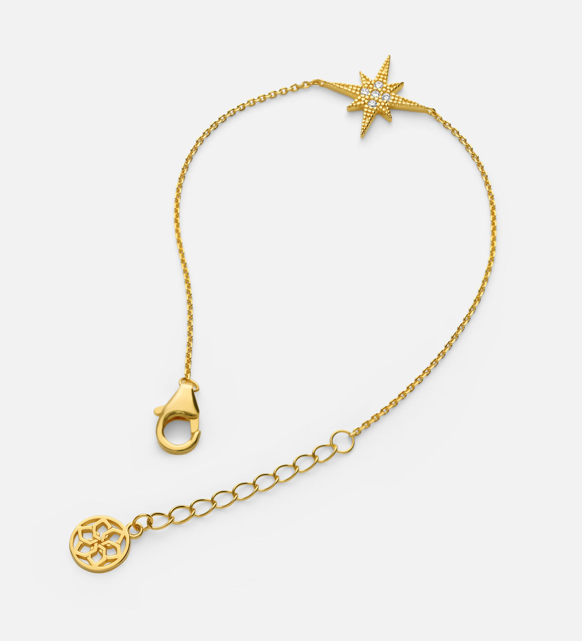 Starburst Bracelet in 18k Gold Plating on 925 Silver - Ash & Harry