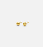 Bold Ball Studs in Gold