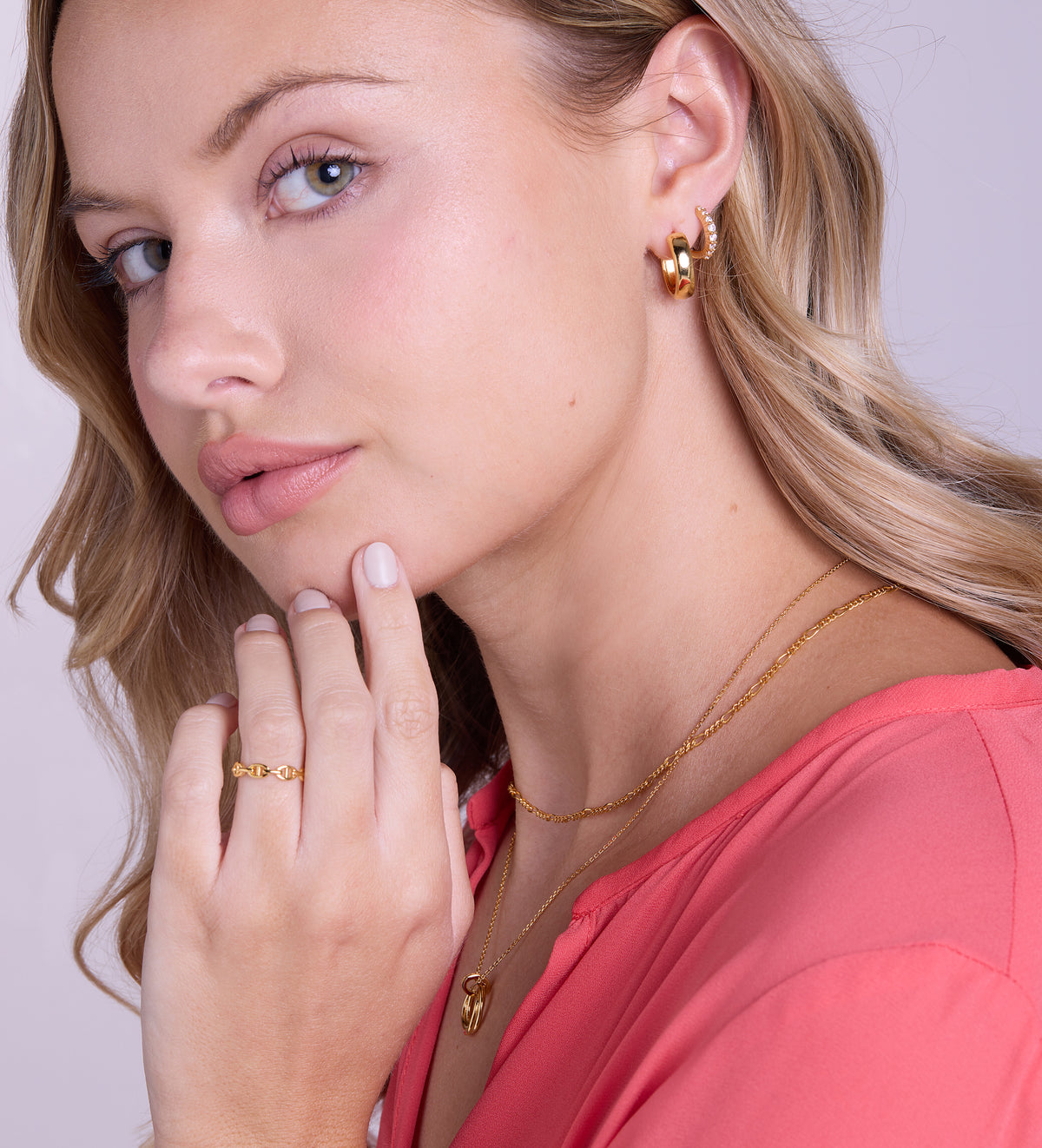 Stella Huggies in 18k Gold Plating on 925 Silver - Ash & Harry