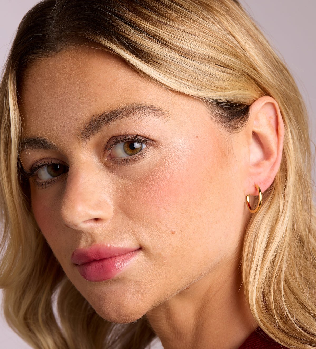 Classic Large Hoops in 18k Gold Plating on 925 Silver - Ash & Harry