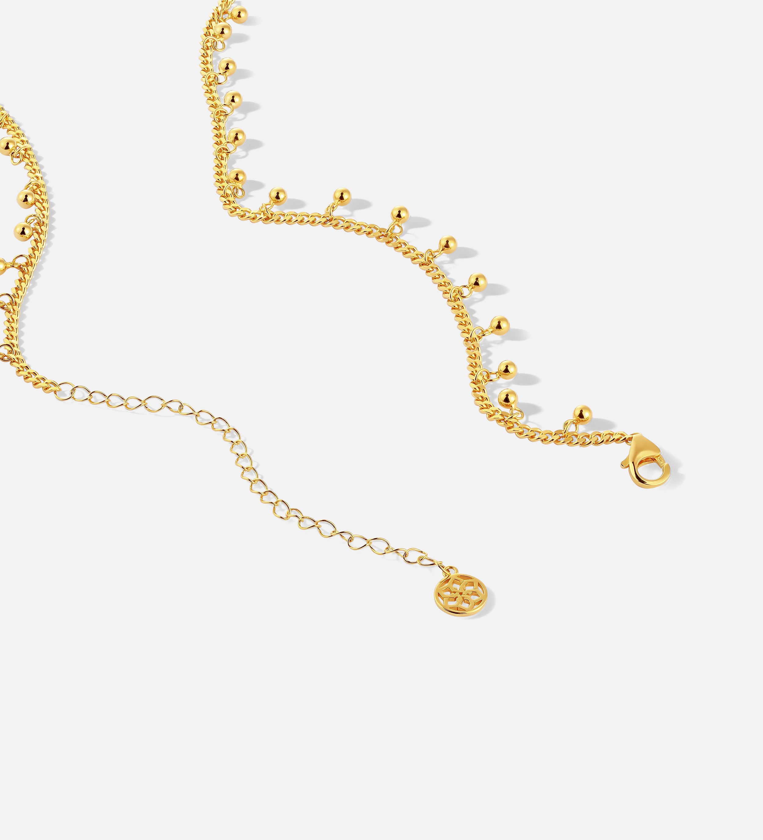 Dangling Dotted Choker in 18K Gold Vermeil | Ash & Harry Dangling Dotted Choker in 18K Gold Vermeil | Ash & Harry