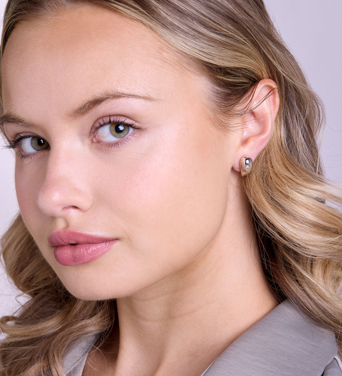 Drop Earrings in Rhodium Plating on 925 Silver - Ash & Harry