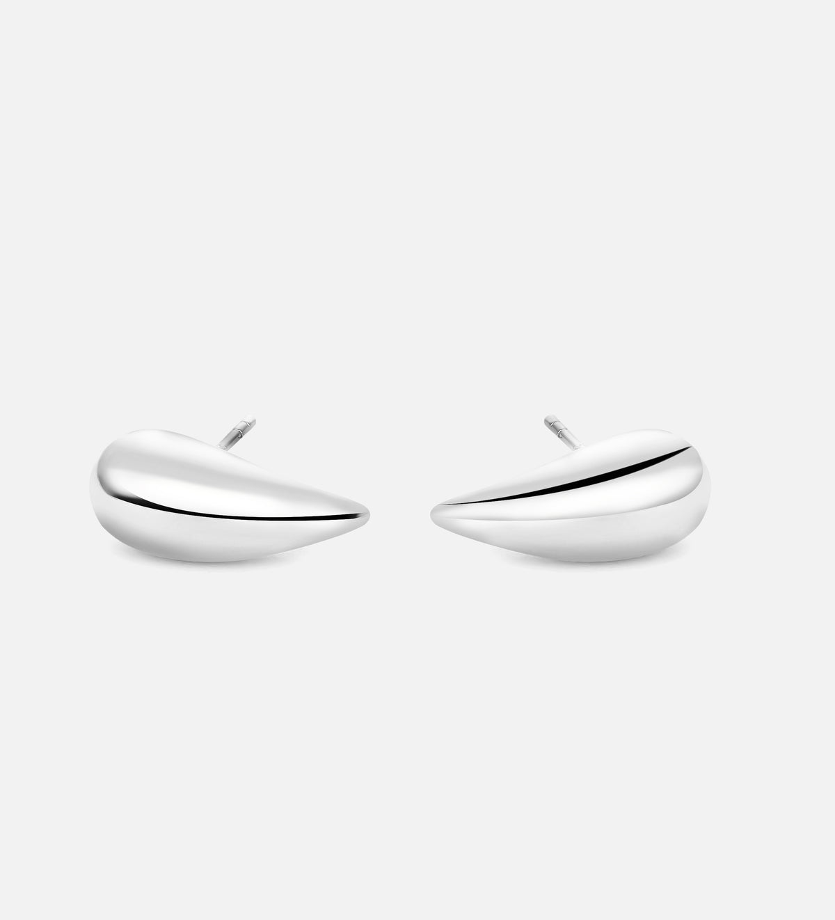 Drop Earrings in Rhodium Plating on 925 Silver - Ash & Harry