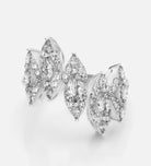 Aurelia Marquise Ring in 925 Silver with High - Quality White Simulated Diamonds - Ash & Harry