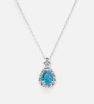Azure Pear Pendant