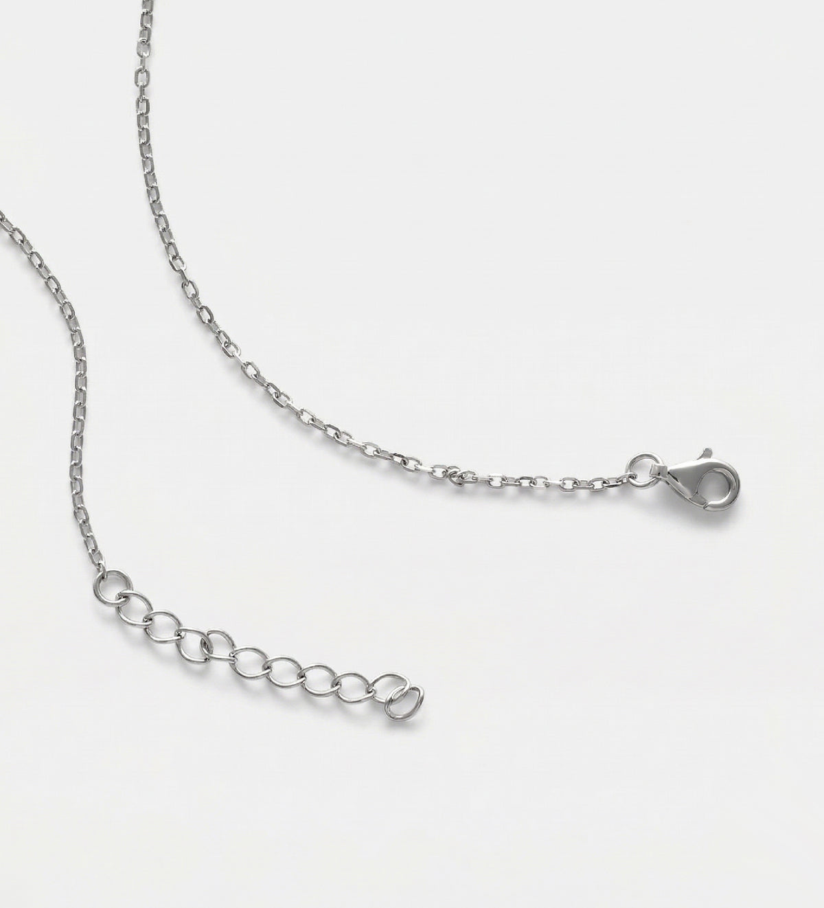 Blushing Rose Necklace in 925 Silver with High - Quality White and Pink Simulated Diamonds - Ash & Harry