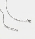 Blushing Rose Necklace in 925 Silver with High - Quality White and Pink Simulated Diamonds - Ash & Harry