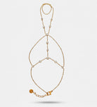 Boho Lines Hand Chain in Gold With High Quality Simulated Diamonds - Ash & Harry