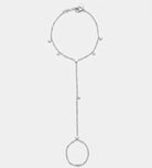 Celeste Starline Hand Chain in Silver - Ash & Harry