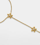 Daisy Link Hand Chain in Gold With High Quality Simulated Diamonds - Ash & Harry