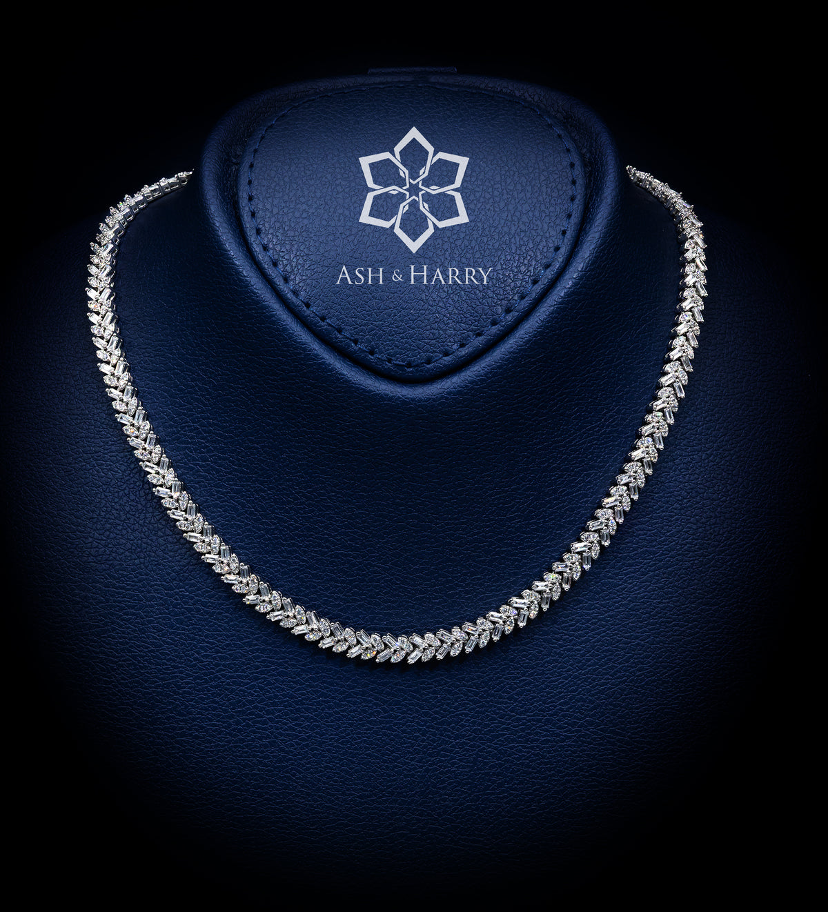 Danya Pure White Luxury Bridal Set in High Quality Simulated Diamonds Rhodium Plated - Ash & Harry