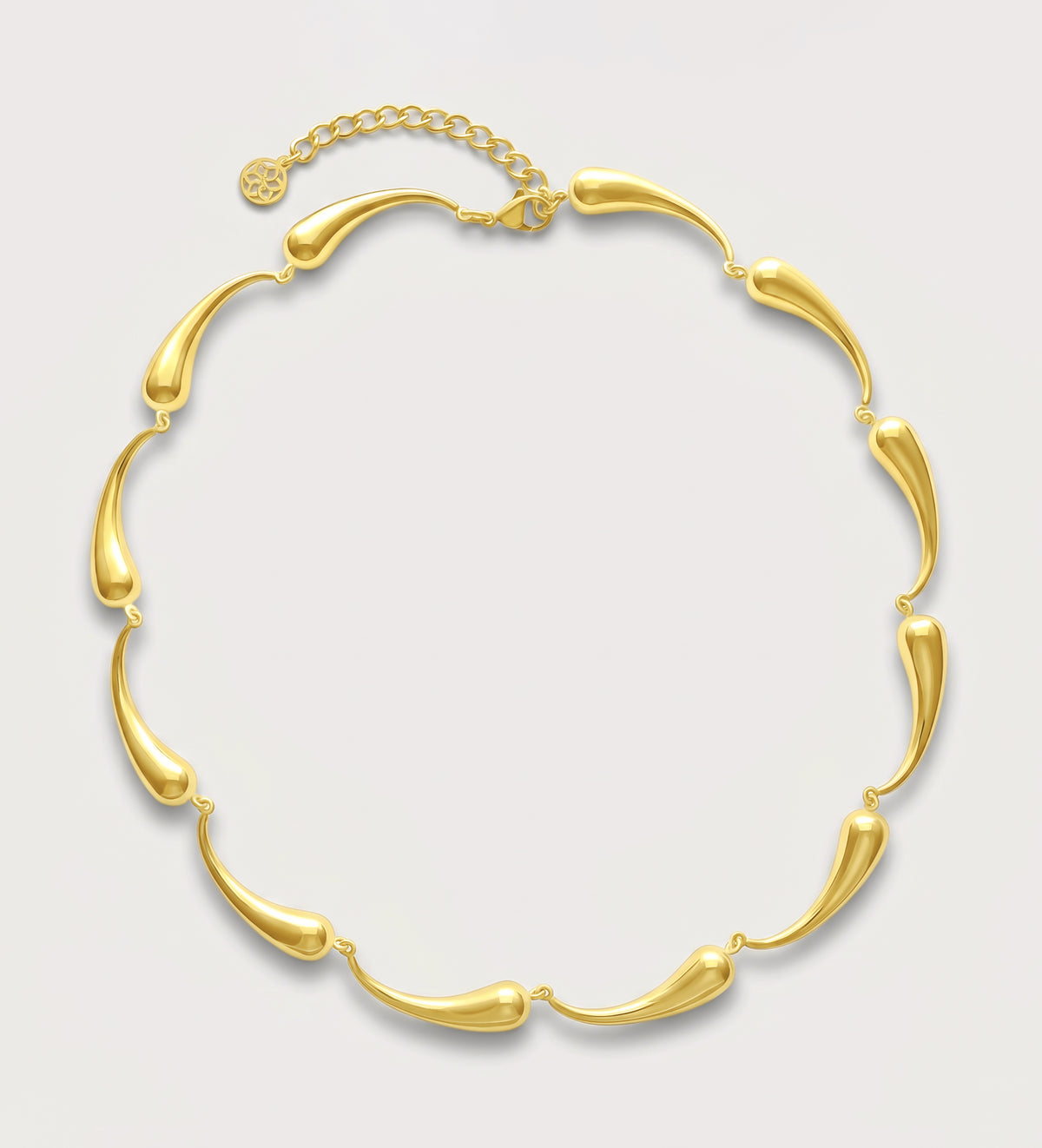 Dew Drop Chain Necklace in Gold - Ash & Harry