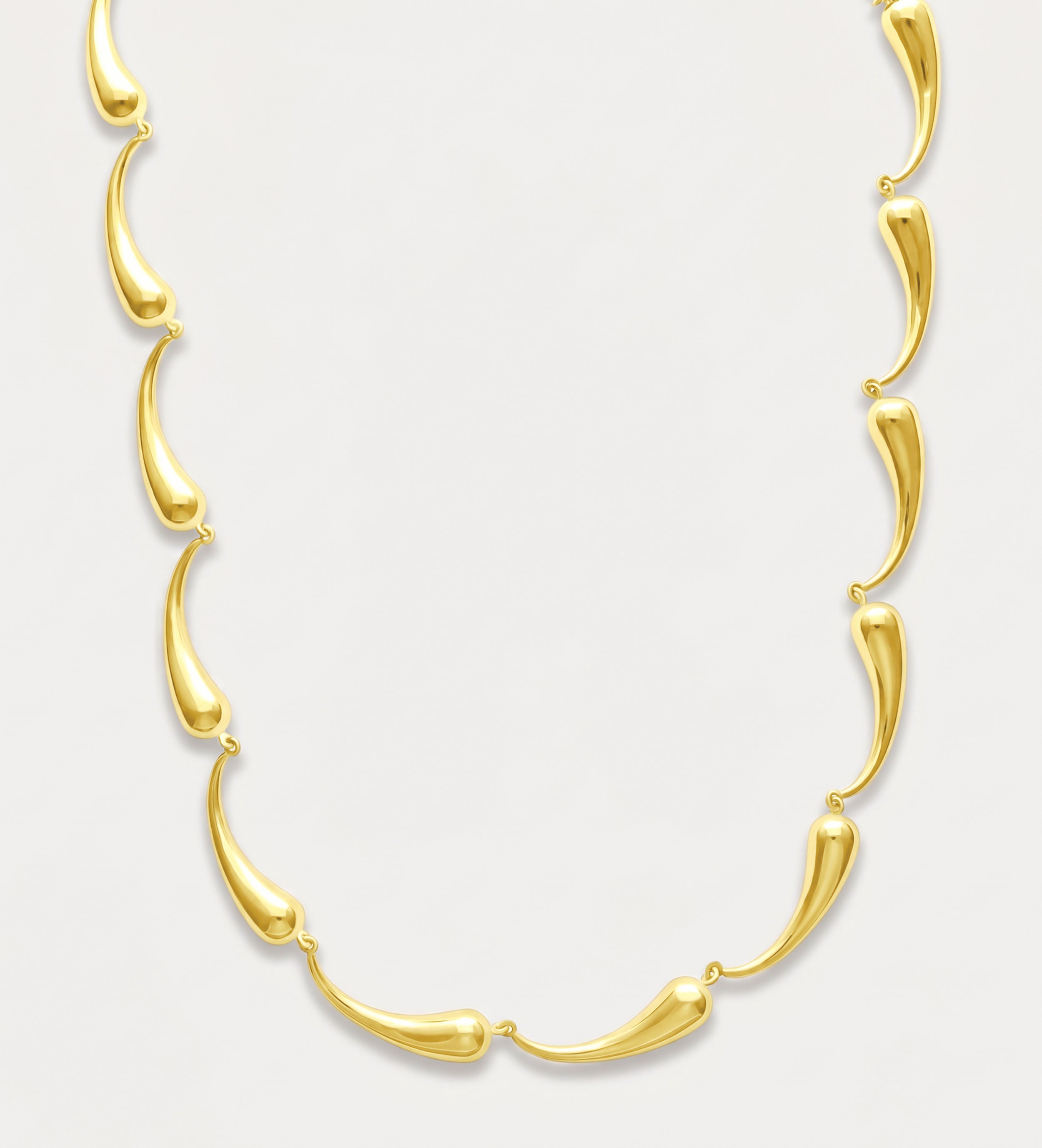 Dew Drop Chain Necklace in Gold - Ash & Harry