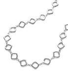 Diamond Everlink Necklace in Silver - Ash & Harry