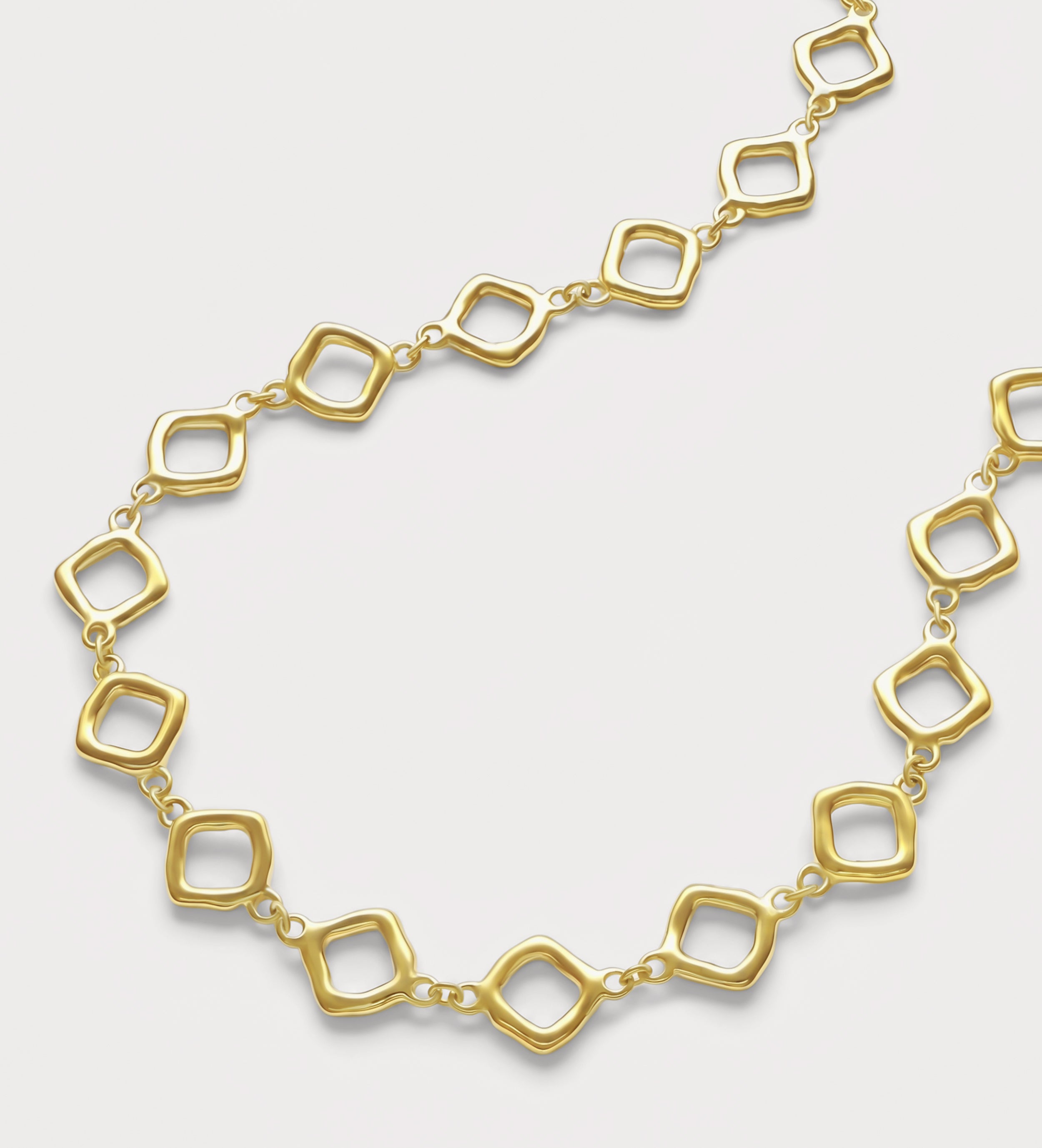 Diamond Everlink Necklace in Gold - Ash & Harry